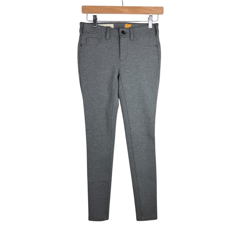 Anthropologie Pilcro Letterpress Serif Skinny Pants size 25 Gray